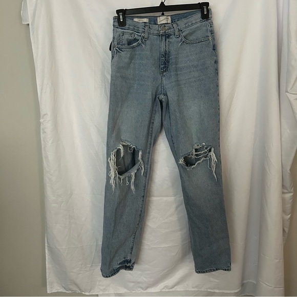 Universal Thread Denim - Universal Thread Jeans Blue 90’s Baggy Jeans Distressed High waisted Denim